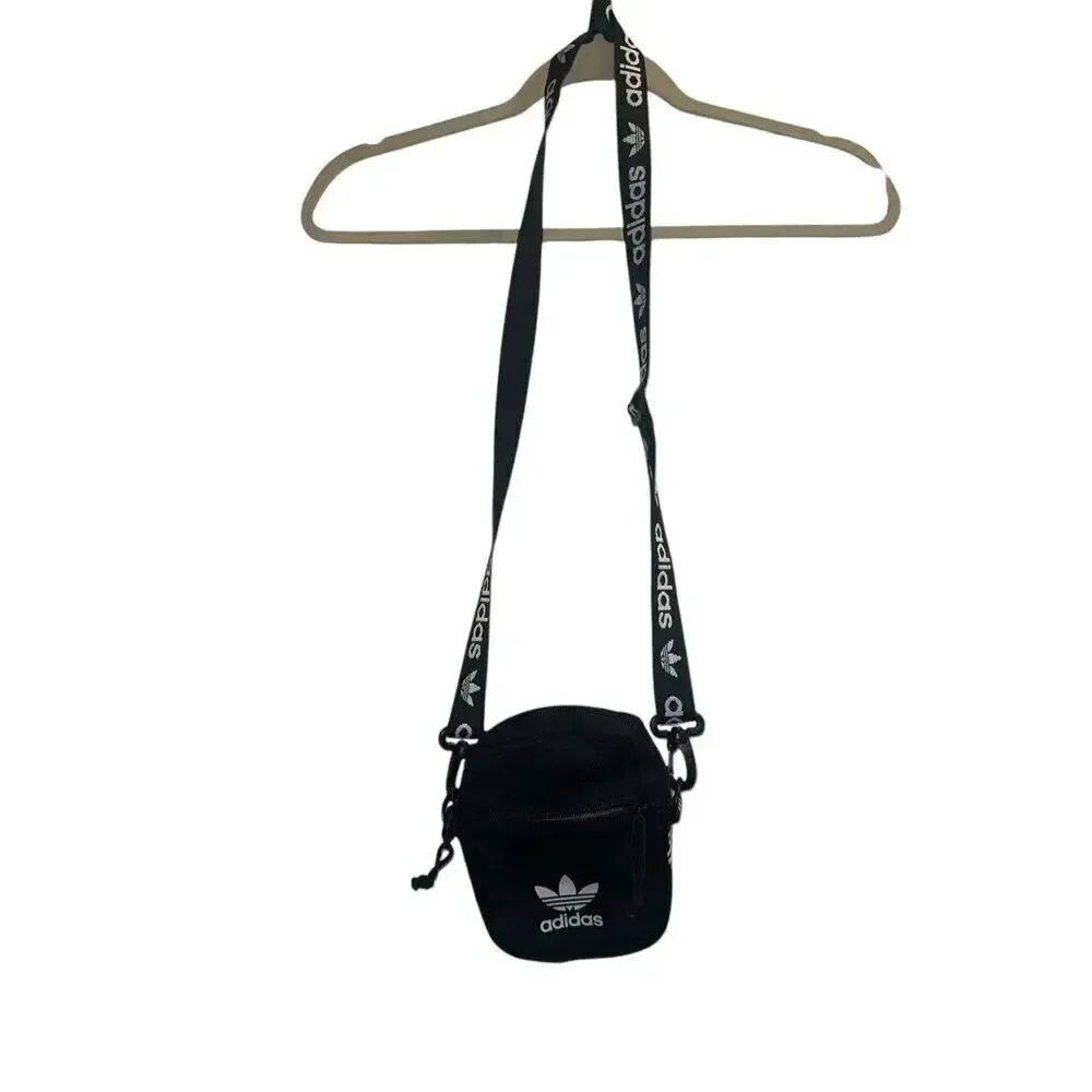 💖adidas Originals Festival Crossbody Sz Small Black Bag✨